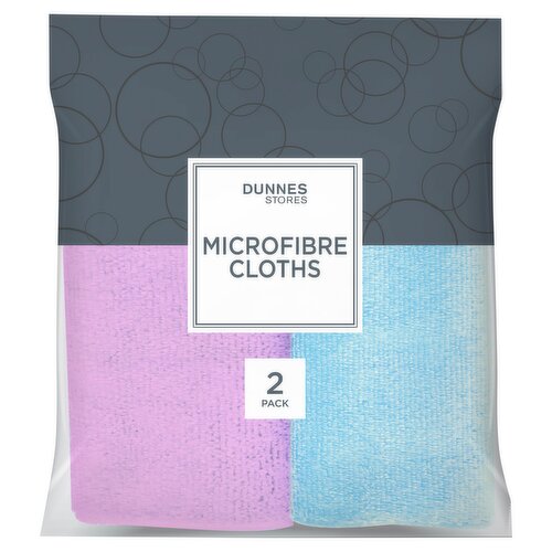 Dunnes Stores 2 Microfibre Cloths