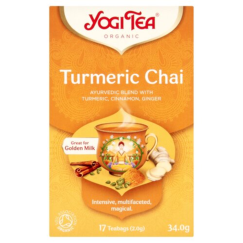 Yogi Tea Organic Turmeric Chai Teabags 17 x 2.0g (34.0g)