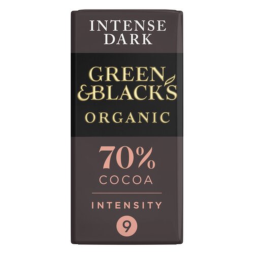 Green & Black's 70% dark chocolate Organic block 90 g