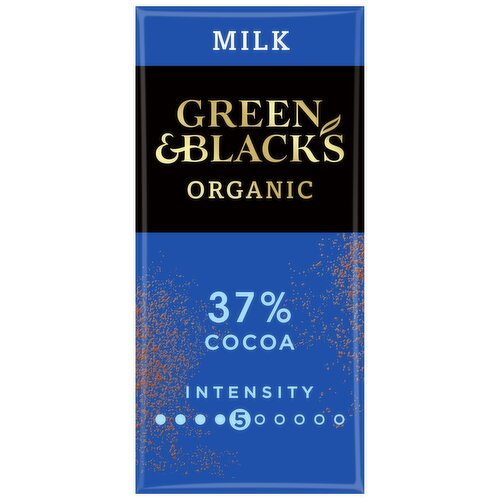 Green & Black's 37% milk chocolate Organic block 90 g