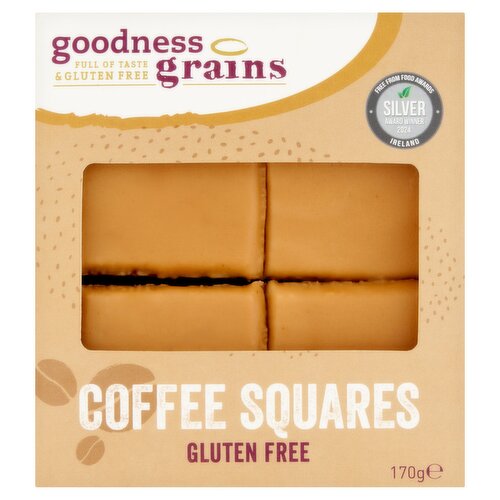 Goodness Grains Coffee Squares Gluten Free 170g