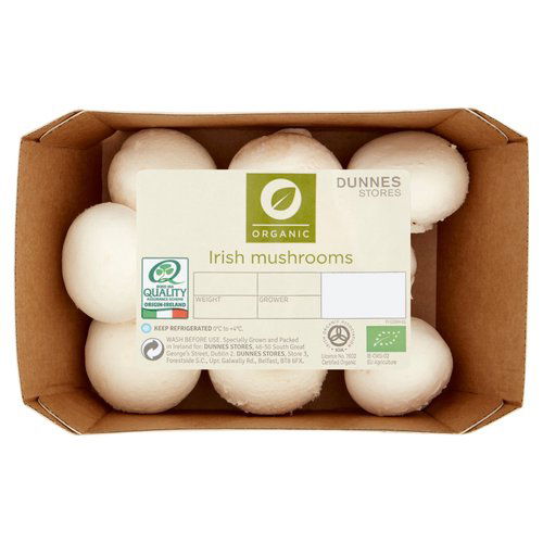 Dunnes Stores Organic Irish Mushrooms