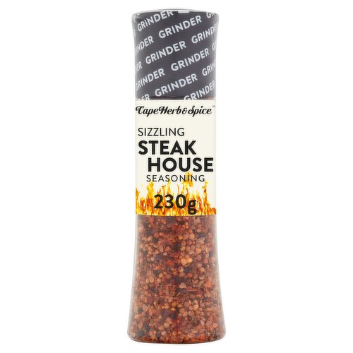 Cape Herb & Spice Sizzling Steak House Seasoning Grinder 230g