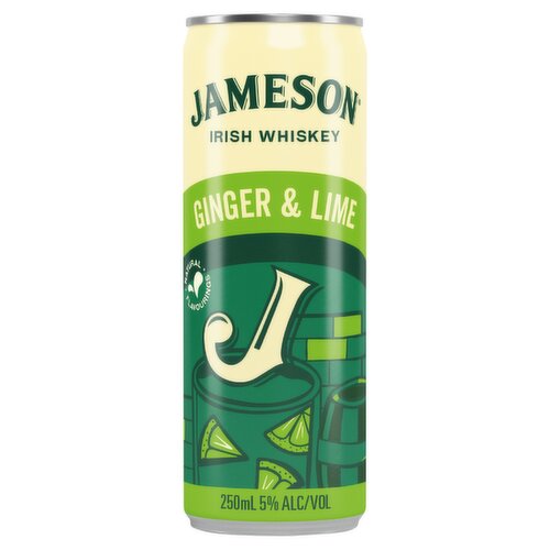 Jameson Ginger & Lime Irish Whiskey 250ml