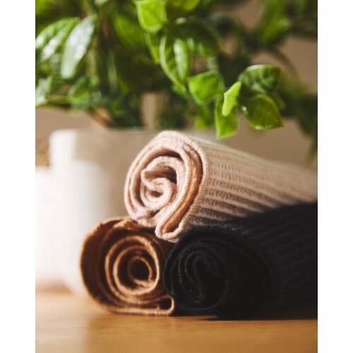 Cotton Waffle Cloth - Pack Of 3 Natural 