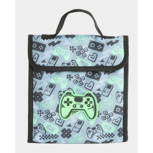Gamer Lunch Bag Grey 