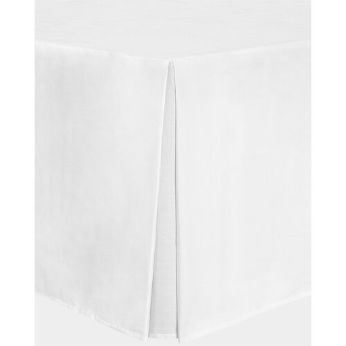 Non Iron Percale Valance 180 Thread Count White Double
