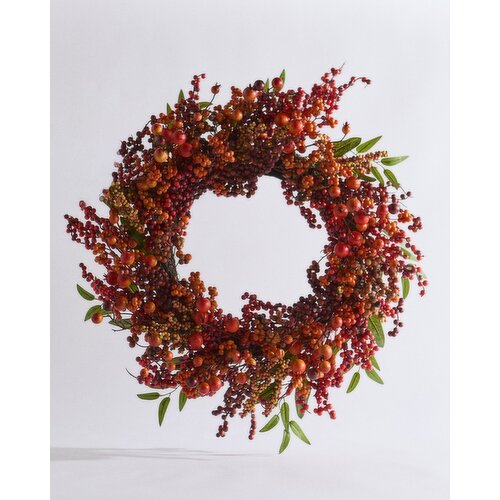 Harvest Berry Wreath Orange 