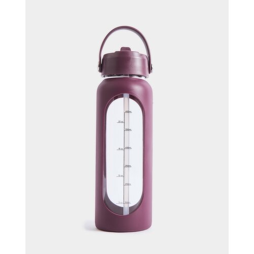 Silicone Glass Bottle - 800ml Berry 