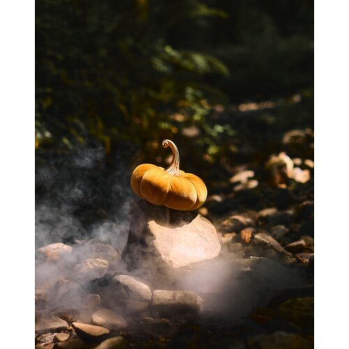 Small Velvet Pumpkin Gold
