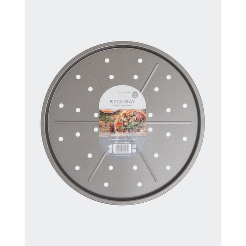 Pizza Tray Black-Grey 