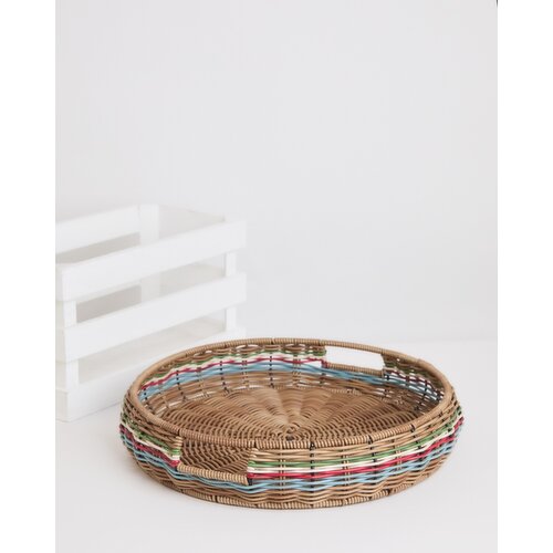 Carolyn Donnelly Eclectic Round Tray Multi