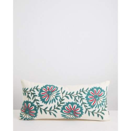 Carolyn Donnelly Eclectic XL Embroidered Oblong Cushion Multi