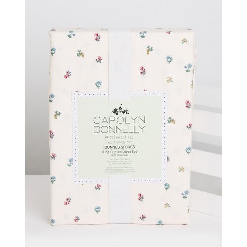 Carolyn Donnelly Eclectic Printed Sheet Set Multi King