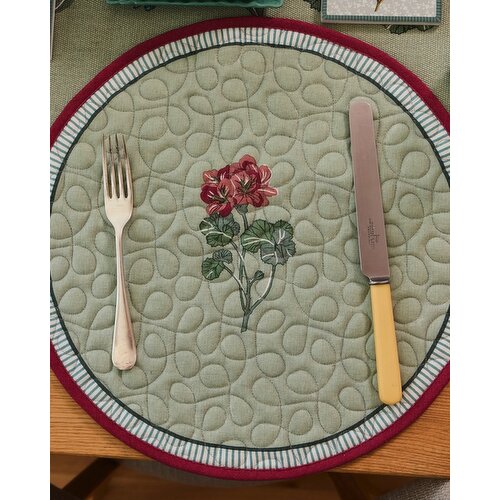 Carolyn Donnelly Eclectic Print Round Placemat Multi 