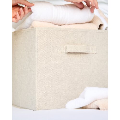 Cube Box Storage Natural
