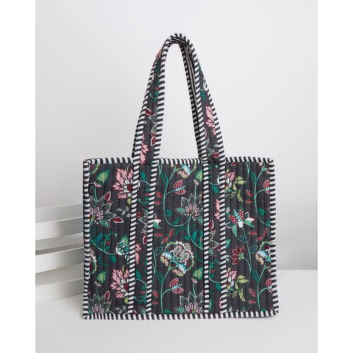 Carolyn Donnelly Eclectic Quilted Tote Bag Multi 