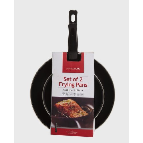 Frying Pans - Set Of 2 Black