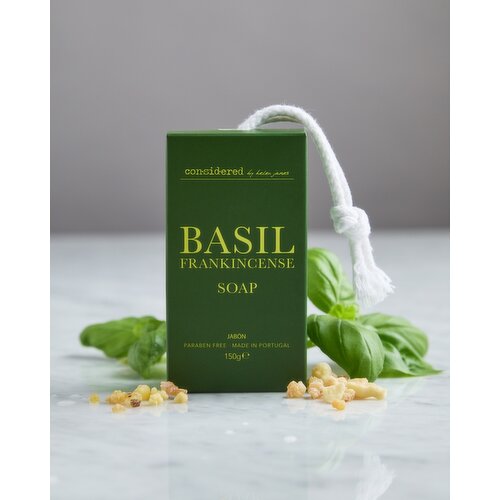 Helen James Considered Basil & Frankincense Soap Green 