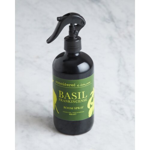 Helen James Considered Basil & Frankincense Room Spray Green