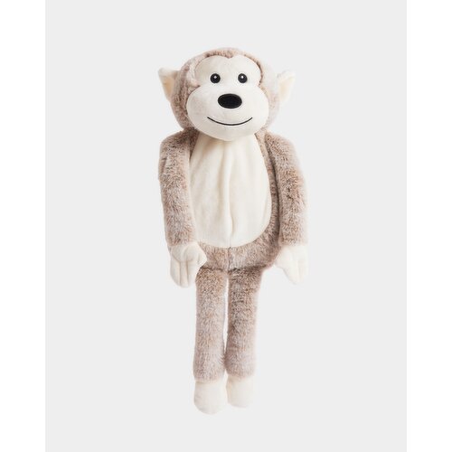Monkey Hot Water Bottle Brown