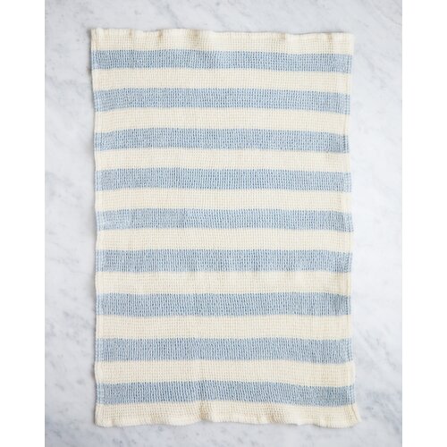Helen James Considered Crinkle Tea Towel Blue