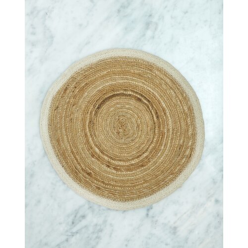 Helen James Considered Round Jute Twist Placemat Natural
