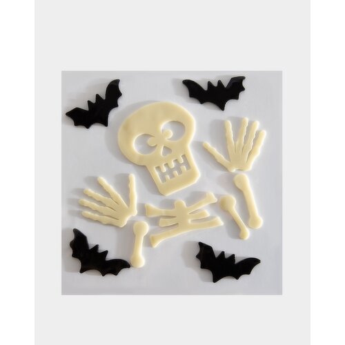 Skeleton Gel Window Stickers Multi 