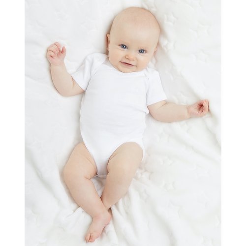 5 Pack - Short-Sleeve Bodysuit - White 12-18 Mths