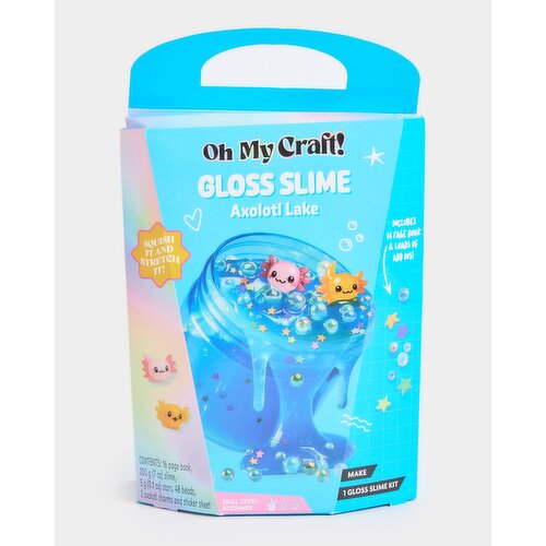 Gloss Slime Axolotl Lake Kit Blue