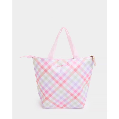 Insulated Lunch Tote Bag Pink-Orange