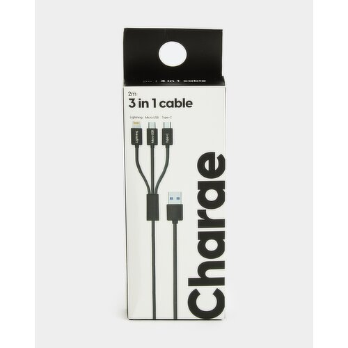 3-In-1 Charger Cable Assorted