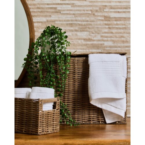Woven Storage Basket With Handles Brown L