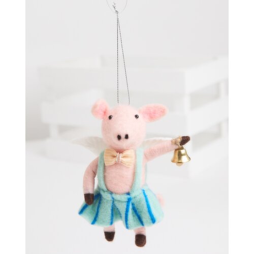 Carolyn Donnelly Eclectic Felt Hanging Decoration Pink 