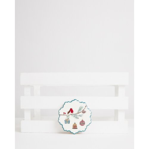 Carolyn Donnelly Eclectic Christmas Coaster Multi 