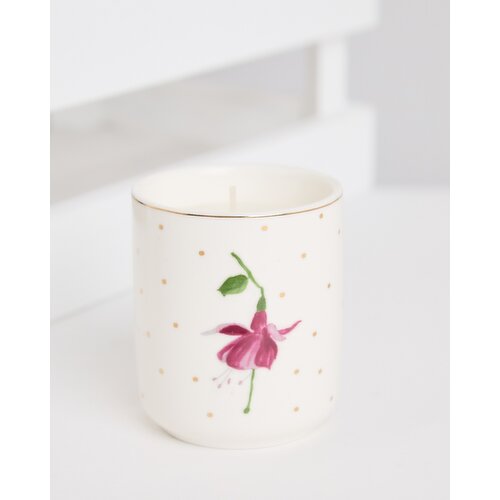 Carolyn Donnelly Eclectic Small Ceramic Candle Rose