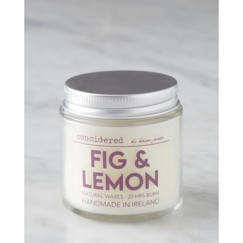 Helen James Considered Mini Tumbler Candle Fig & Lemon - Purple 