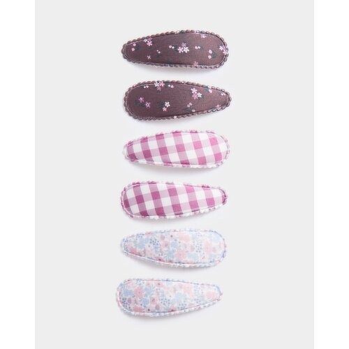 Gingham Baby Clips - Pack Of 4 Multi