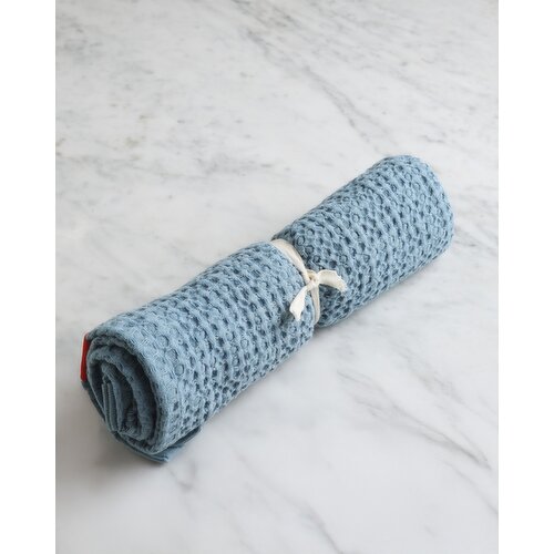 Helen James Considered XL Honeycomb Tea Towel Dark-Blue 