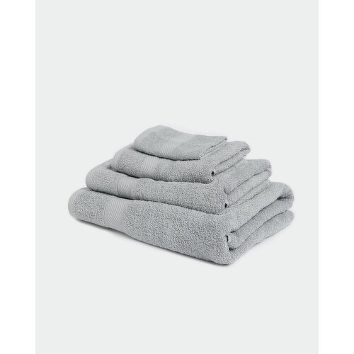 Classic Cotton Face Cloth - Pack Of 3 Silver