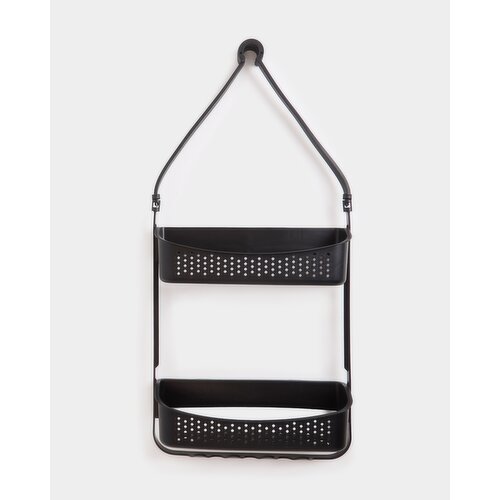 Two Tier Shower Caddy Black