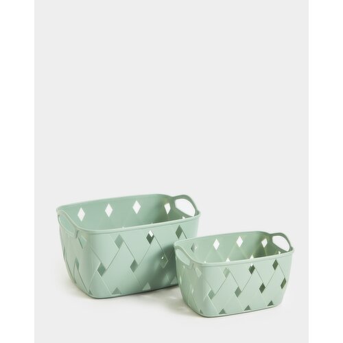 Plastic Basket Sage S