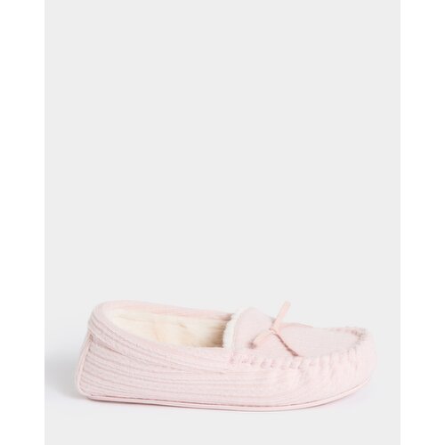 Moccasin Slippers Pink M