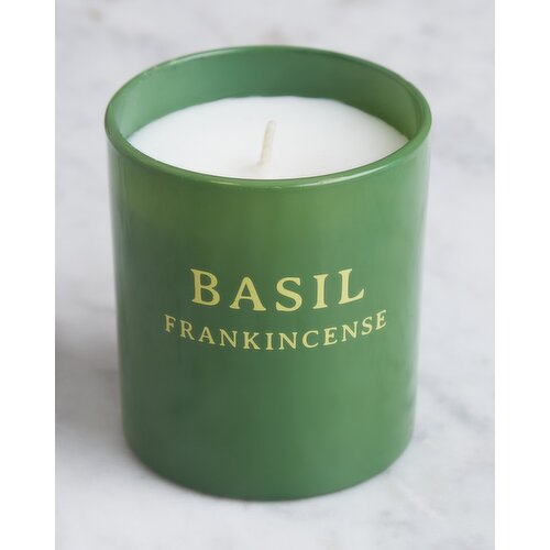 Helen James Considered Basil Frankincense Solas Candle Green