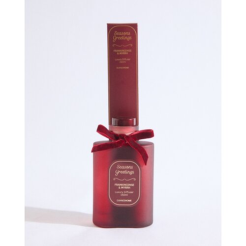 Frankincense & Myrrh Bow Diffuser - 150ml Burgundy 