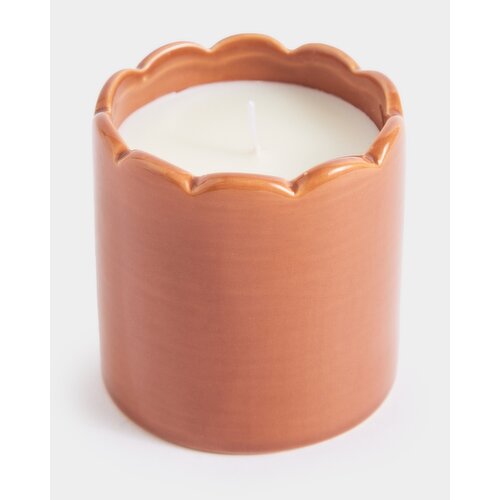 Scallop Candle Rust