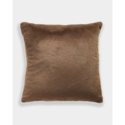 Fur Cushion Chocolate 45cm X 45cm