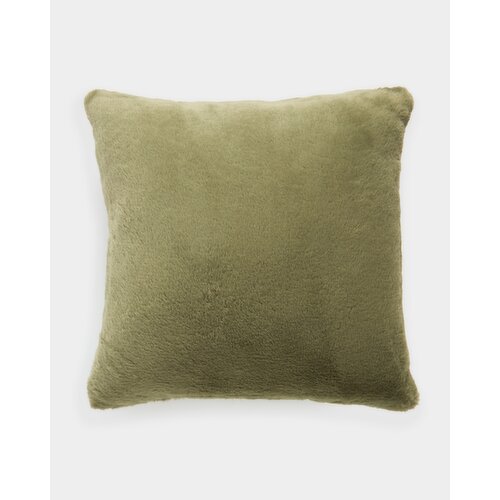 Fur Cushion Khaki 45cm X 45cm