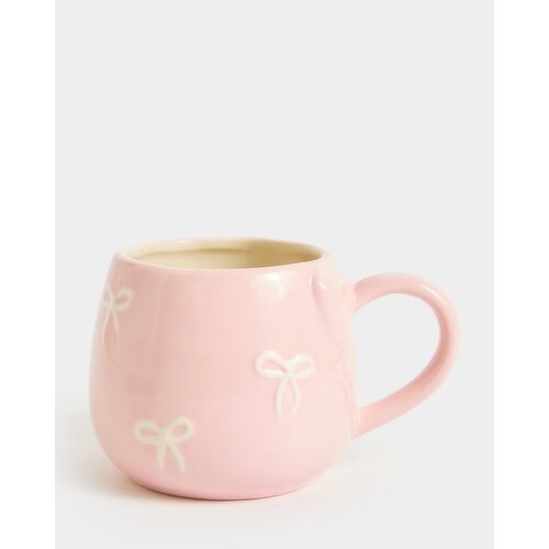 Pink Bow Mug Pink