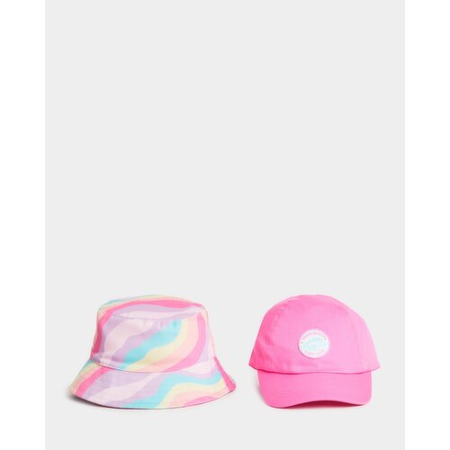 Hats - Pack Of 2  Pink 3-6 Yrs